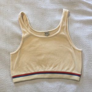 Kule velour cream top